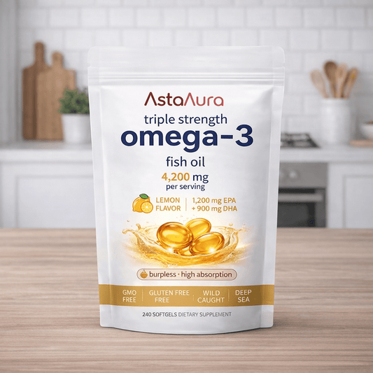 AstaAura GlowOmega™ Omega - 3 Softgels - Asta Aura